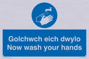 golchwch eich dwylo